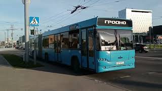 Спешу "В Гараж" учить билеты по ист. Белар. вместе с синим автобусом МАЗ 105 + мальчик VS автобуса.