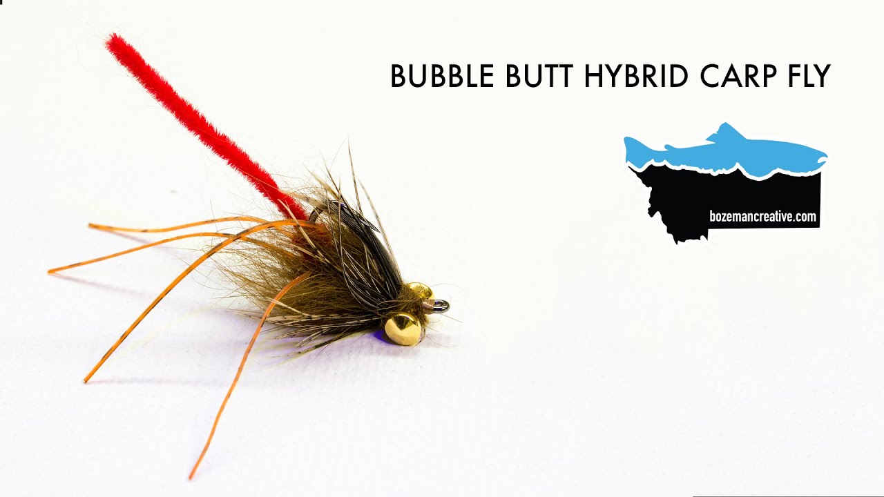 Bubble Butt Hybrid Carp Fly - Fly Tying Edu 