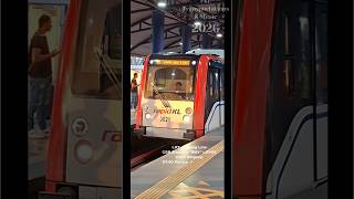 {Platform View} 27/06/2026 LRT Ampang Line CSR Zhuzhou 'AMY' LRV02 Arriving Chan Sow Lin