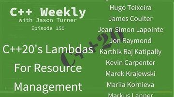 C++ Weekly - Ep 150 - C++20