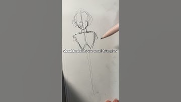 how to draw a body tutorial 💗(check desc for pencil brand!)  #art #artist #sketchbook #drawing