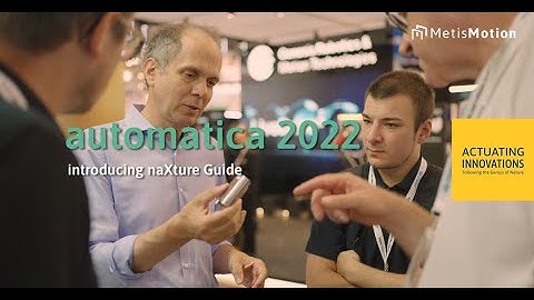 MetisMotion @ automatica 2022 - introducing naXture Guide