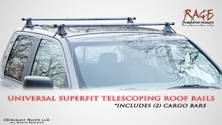 Universal Fit Telescoping Roof Rails