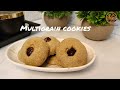 Multigrain cookies| eggless cookies | healthy cookies | bakery style cookies| मुक्तीग्रेन कुकीज 
