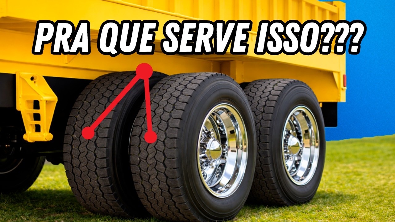O SEGREDO DAS RODAS DUPLAS DOS CAMINHÕES!