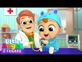 Baby John Goes to the Doctor  | Little Angel And Friends Fun Educational Songs