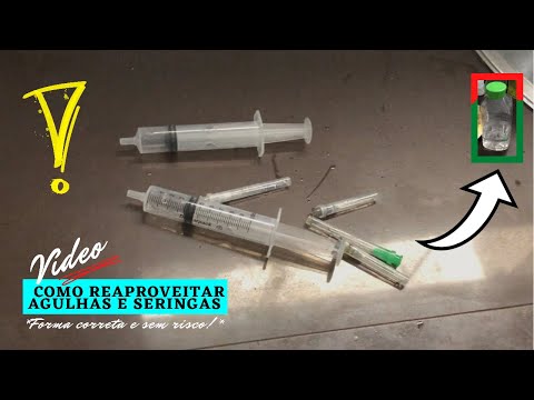 Vídeo: Como esterilizar uma agulha: 9 etapas (com fotos)