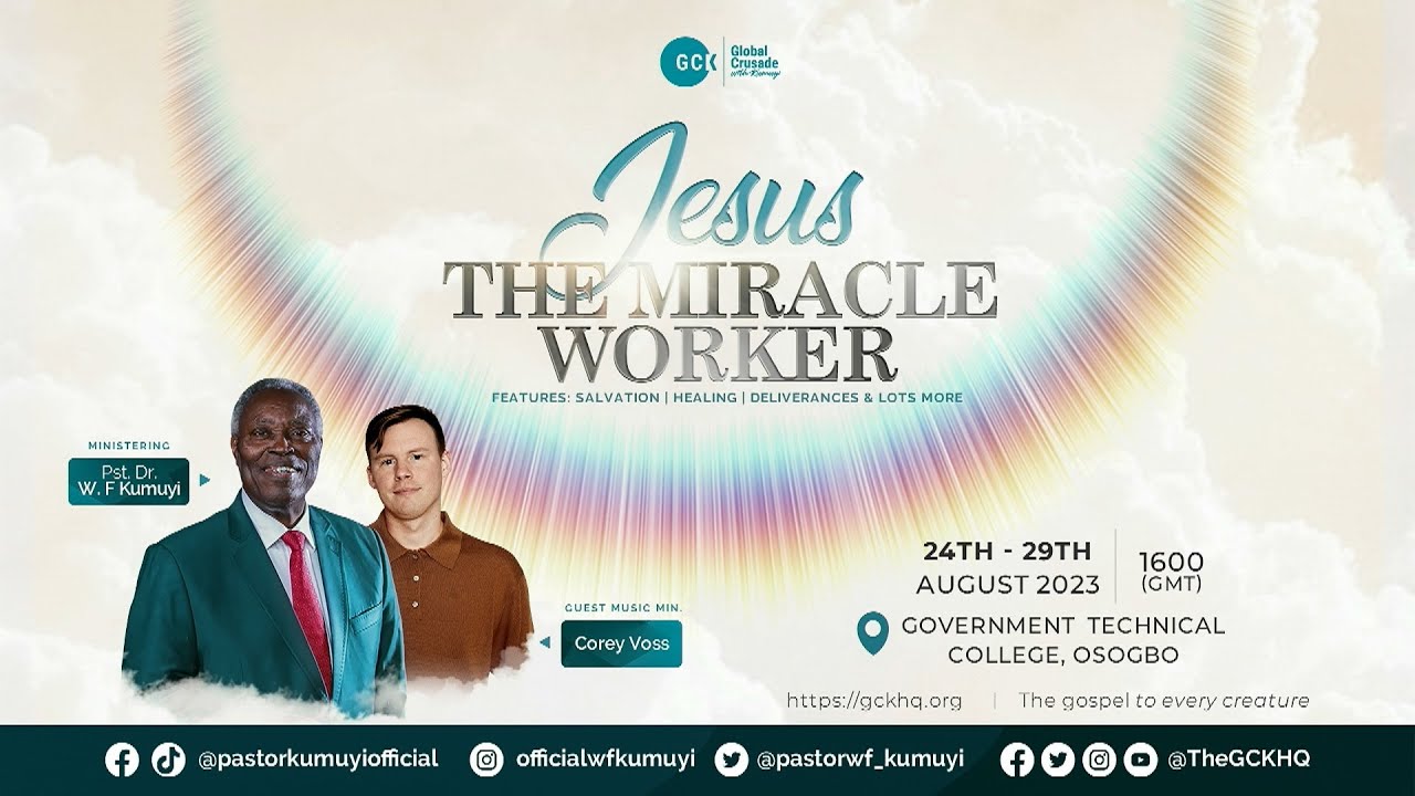 The Reigning Redeemer for the Repentant and the Righteous Day 3 Jesus the Miracle Worker GCK