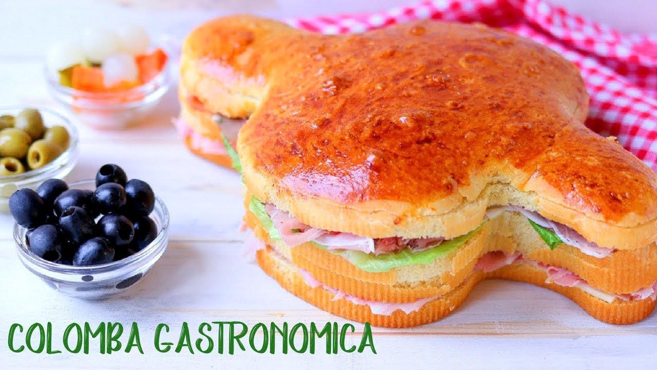 Соленая коломба с начинкой - Простой рецепт от Бенедетты