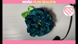 Flor Realista con liston satinado - Increible tecnica, sencilla y rapida