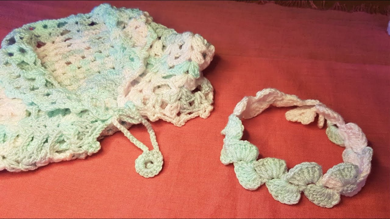 πλέξιμο με βελονάκι κορδέλα για μωρά - crochet ribbon for babies