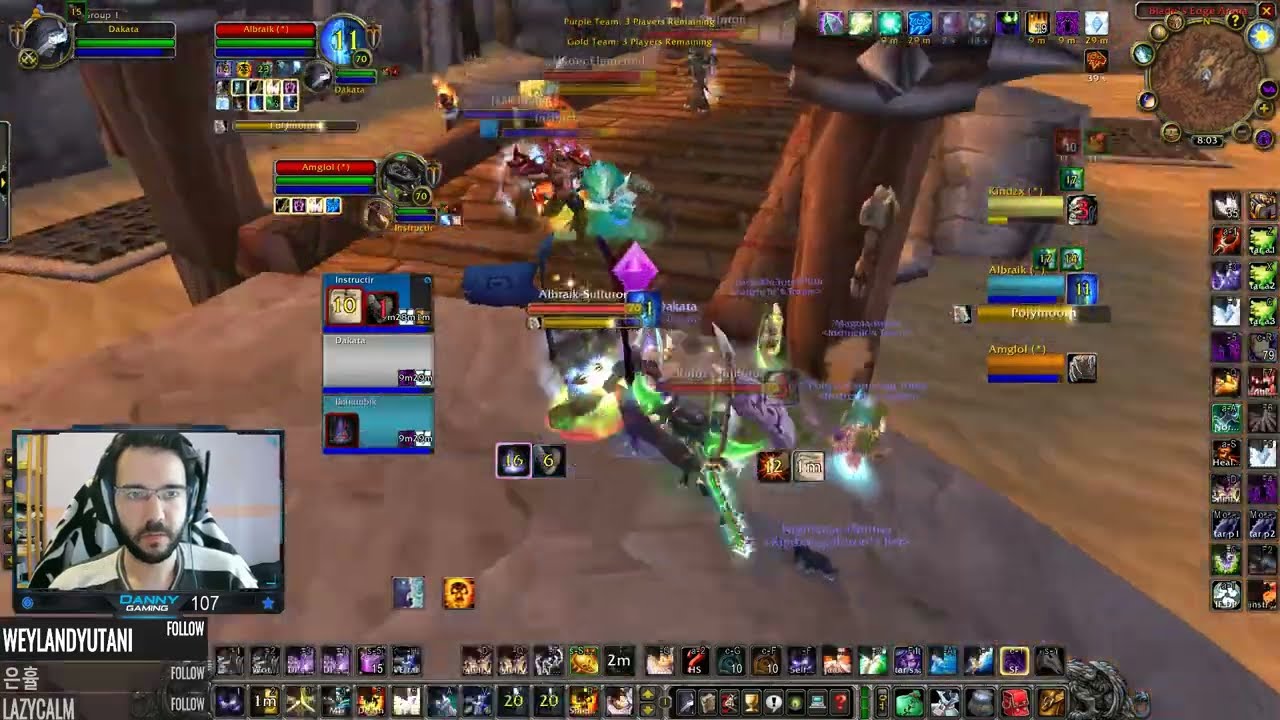 Fast/Bursty/Intense Arenas as Shatterplay | Shadow Priest 3vs3 TBC Classic