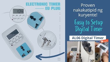 Proven tipid tip sa aircon - AL06 Digital Timer Review and Demo