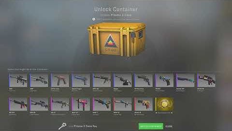 Opening a CS:GO case til a gold appears... DAY 57