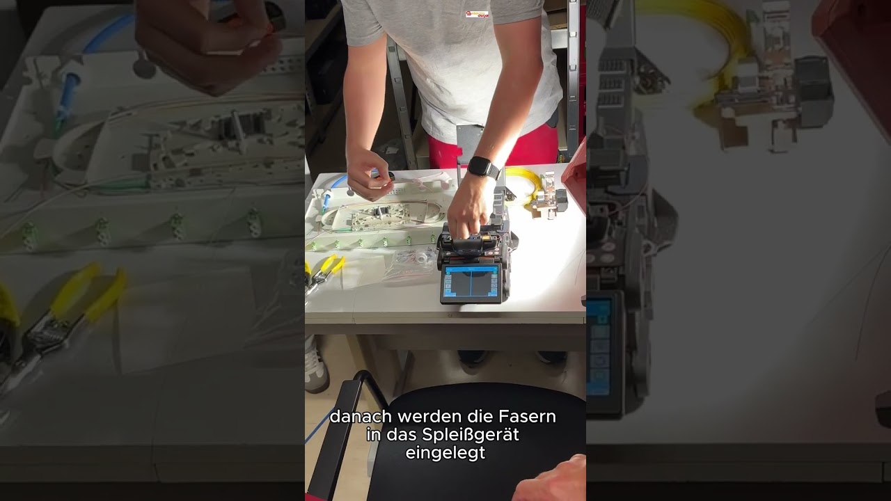 Mit ruhiger Hand zur perfekten Verbindung – LWL-Training mit dem Team