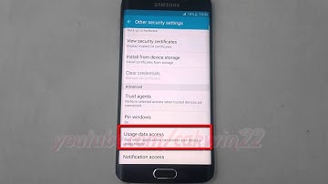 Android Lollipop : How to Enable or disable Usages Data Access Google Play Services on Galaxy S6