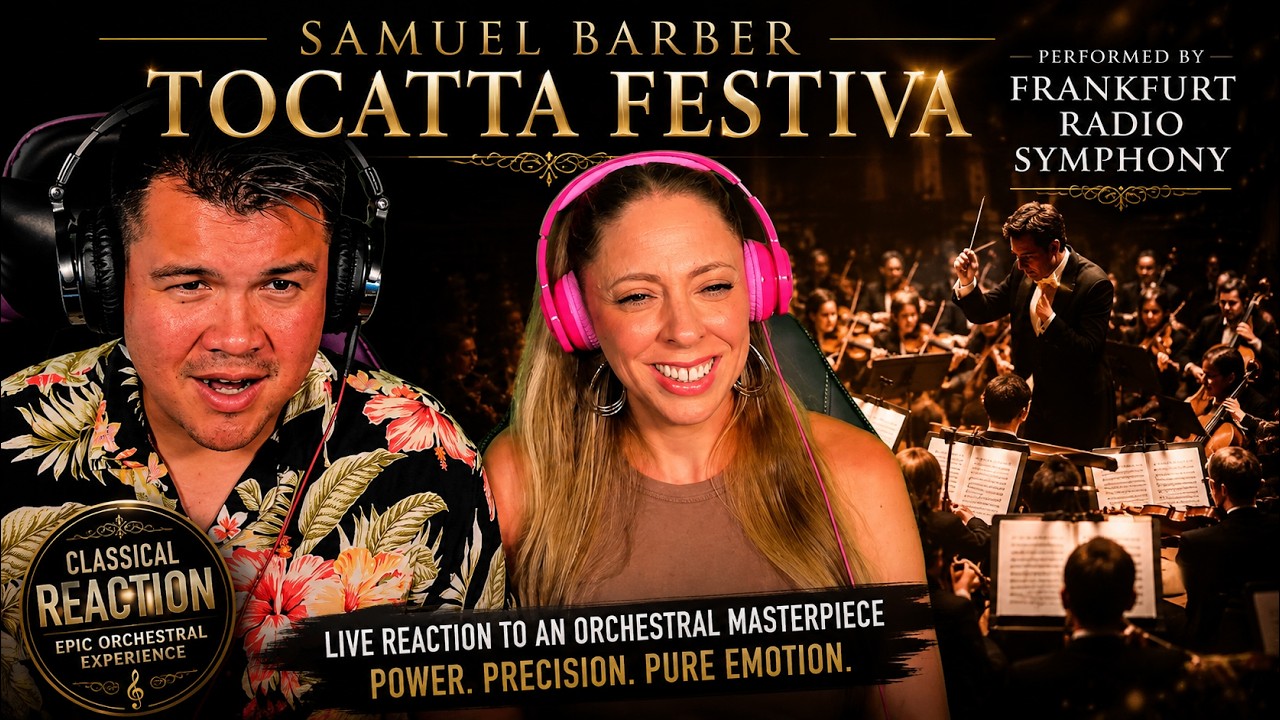 BEAUTIFUL Reaction to "Barber: Toccata Festiva ∙ Sinfonieorchester" | THE WOLF HUNTERZ Jon and Dolly