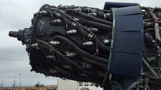 Big Old AIRCRAFT ENGINES Cold Start and Sound l Pratt and Whitney
