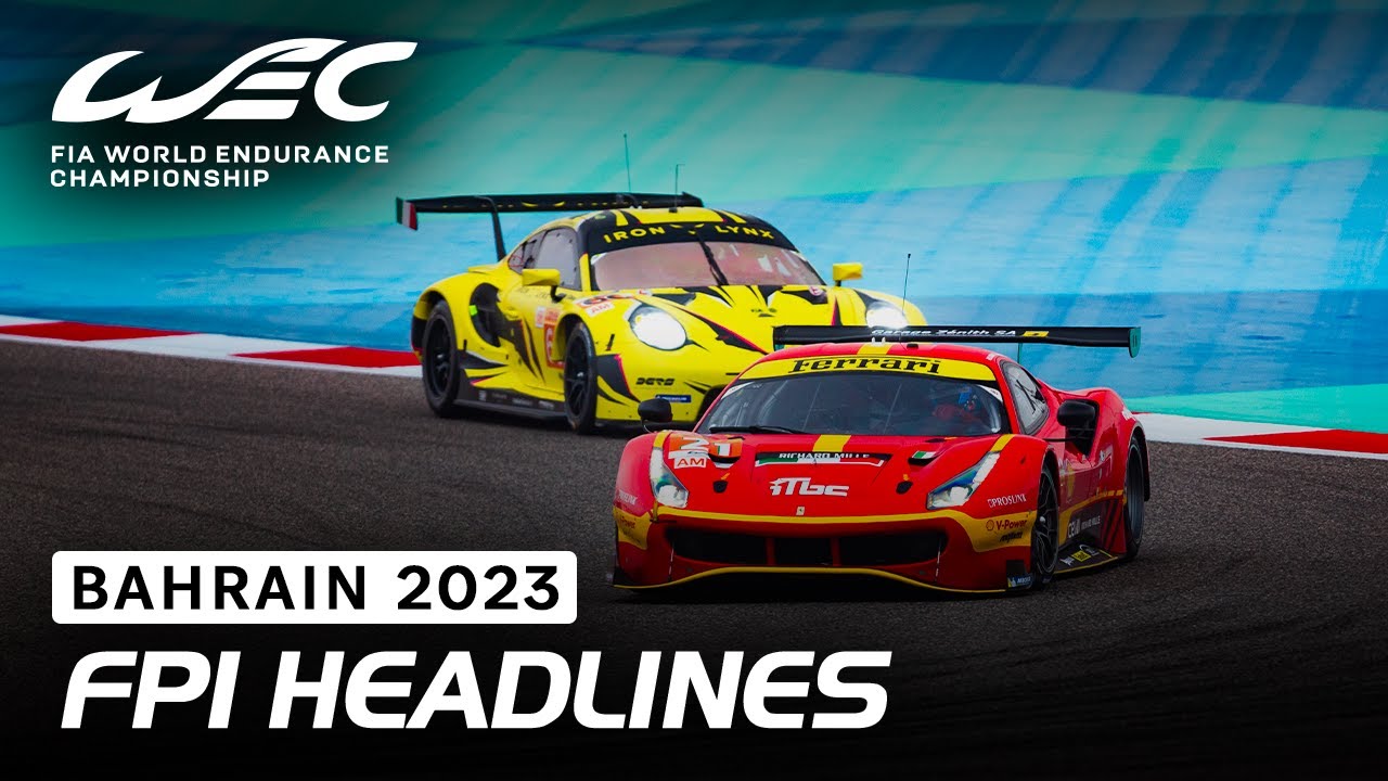 Chaotic start to the race I 2023 8 Hours of Bahrain I FIA WEC
