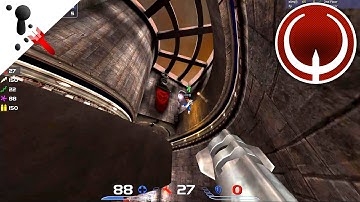 Quake Live Play - Rocket jumping + flick mid-air rocket