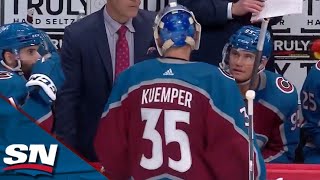 Kuemper out for Game 2 vs Edmonton due to upper-body injury