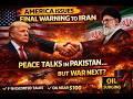 America Issues Final Warning to Iran 😡 during peace talks in Pakistan  and more shocking updates!