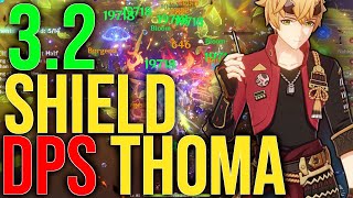 Thoma Build 3.2 for BURNING and BURGEON DPS teams In[Genshin Impact].