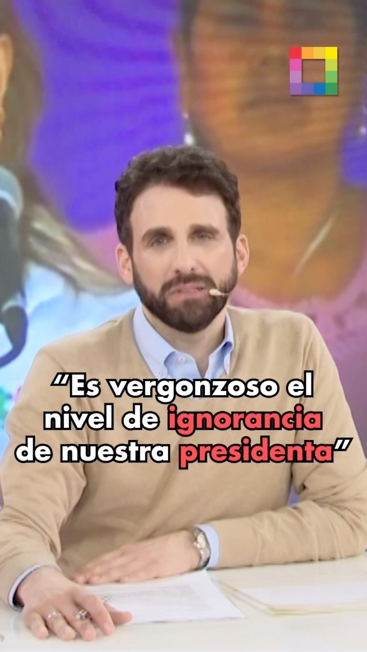 Rodrigo: “Es vergonzoso el nivel de ignorancia de nuestra presidenta”#AmorYFuego