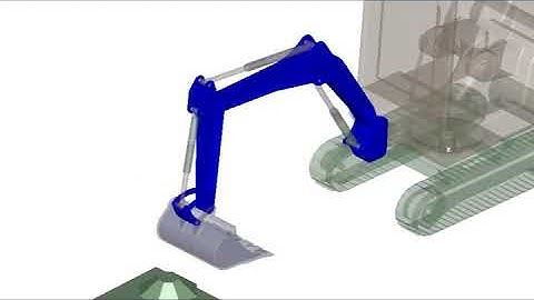 [태성에스엔이 Ansys Motion / 시뮬레이션 영상] Excavator