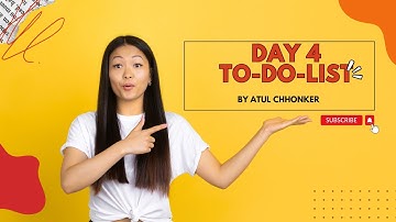 Day 4  To-Do-list | 30 day challenge | Using Html, Css,Javascript | Atul Chhonker | #javascript