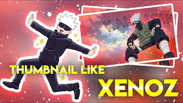 HOW TO MAKE THUMBNAIL LIKE *XENOZ* | PHOTOPEA | TUTORIAL