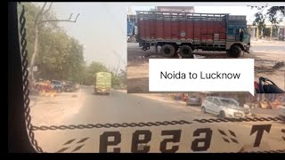 #truck khrabh ho gaya # Noida to Lucknow roads trips # truck driver life very hard job for india