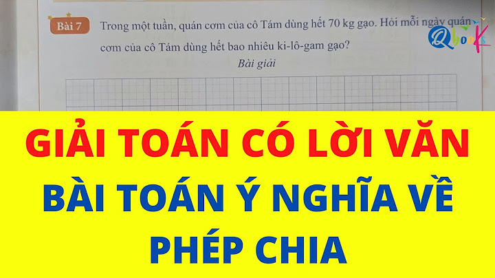 Các dạng toán lời giải có lời văn lớp 3 năm 2024