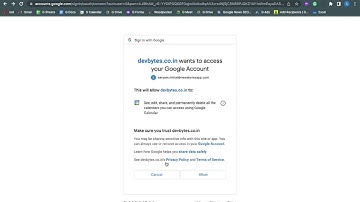 DevBytes Extension OAuth Verification