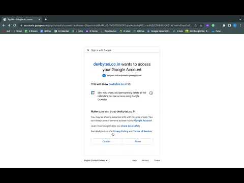 DevBytes Extension OAuth Verification