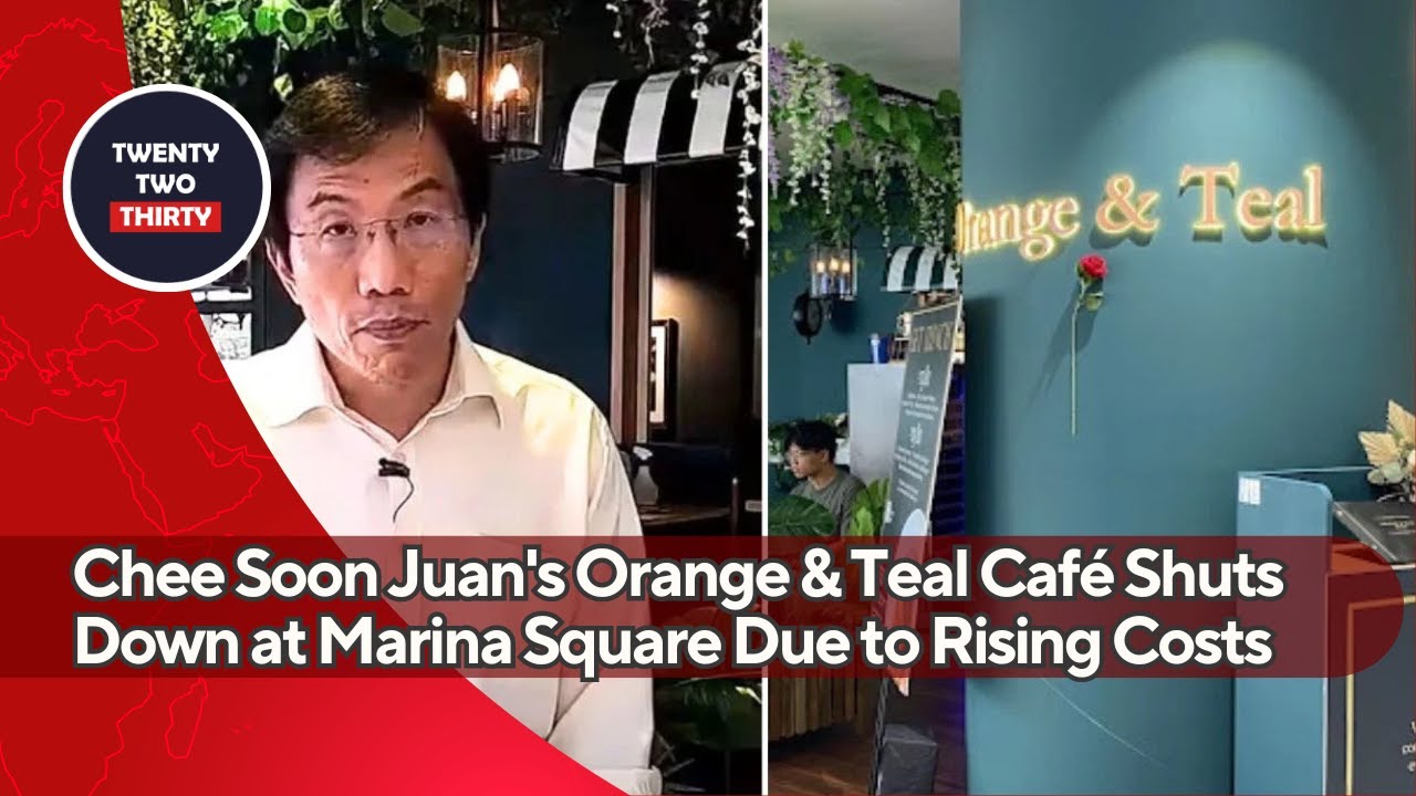 Vivid Chee Soon Juan's Orange & Teal Cafe Closes Capture Illustration Vivid Chee Soon Juan's Orange & Teal Cafe Closes Capture Illustration