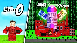 GETTING THE HIGHEST AMONG US FACTORY POSSIBLE? // Roblox Among Us tycoon
