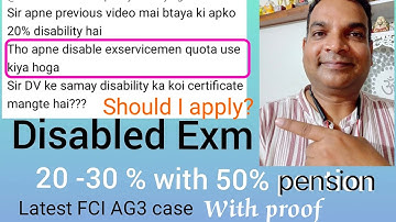 #DisabledExserviceman🧐 Don