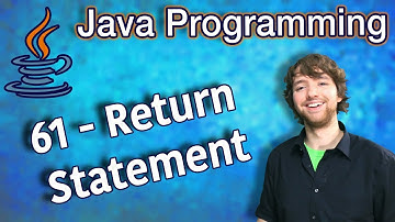 Java Programming Tutorial 61 - Return Statement