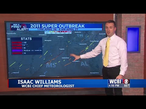 WCBI Chief Meteorologist Isaac Williams recaps historic tornado outbreaks