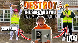 SMASH OPEN THE SAFE AND YOU KEEP WHAT&#39;S INSIDE!! *£1000 PRIZE*