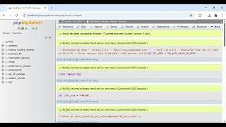 localhost   127 0 0 1   phpMyAdmin 5 2 1   Google Chrome 2026 03 27 07 16 26