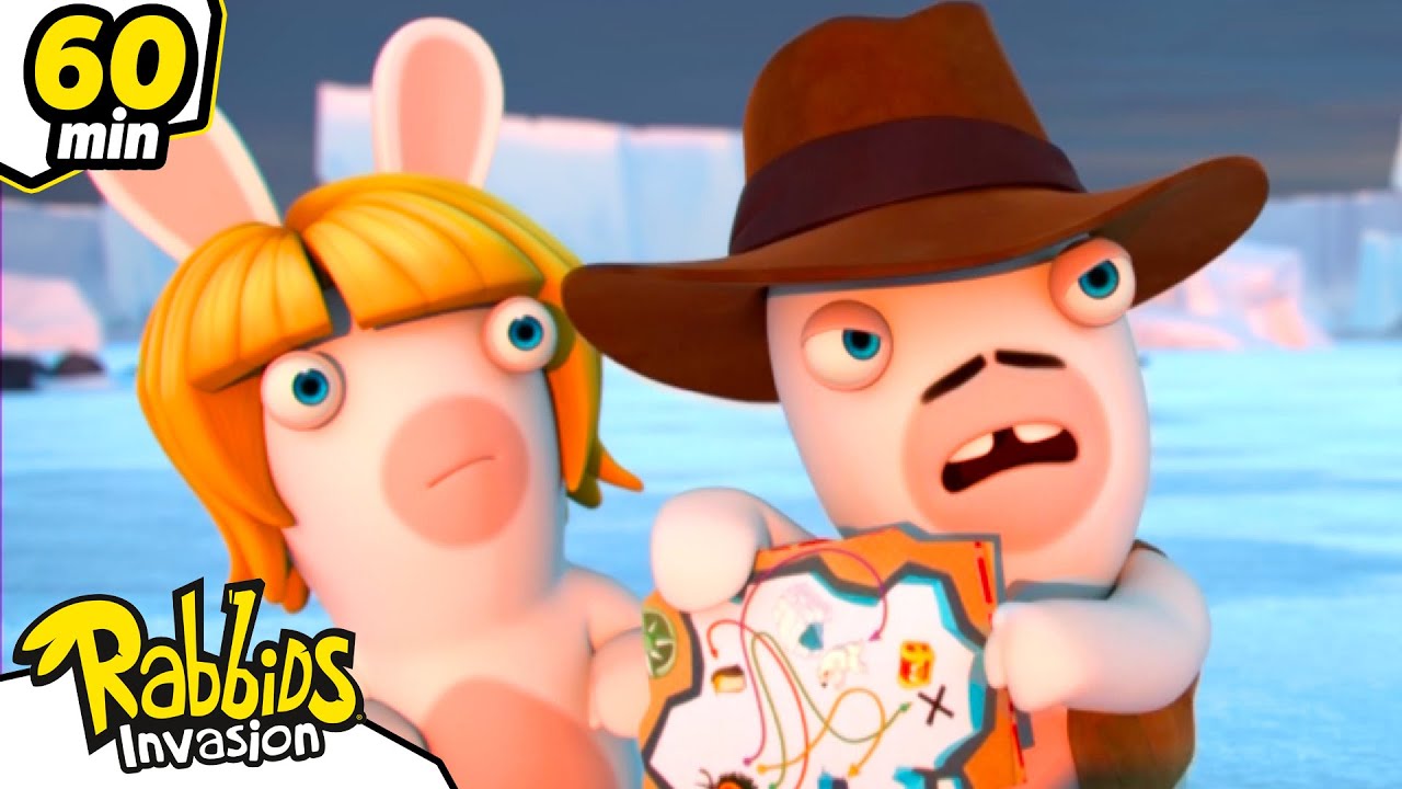 La aventura de los Rabbids | Rabbids La Invasión | Nueva compilación 1H ...