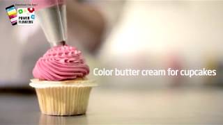 How to Colour Buttercream with Power Flowers