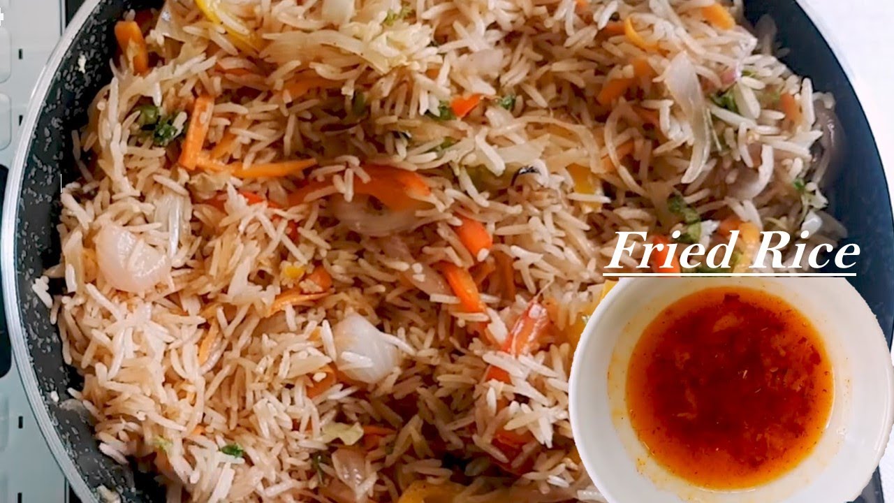 Super Tasty Fried Rice i.e. chilli garlic oil egg fried rice YouTube