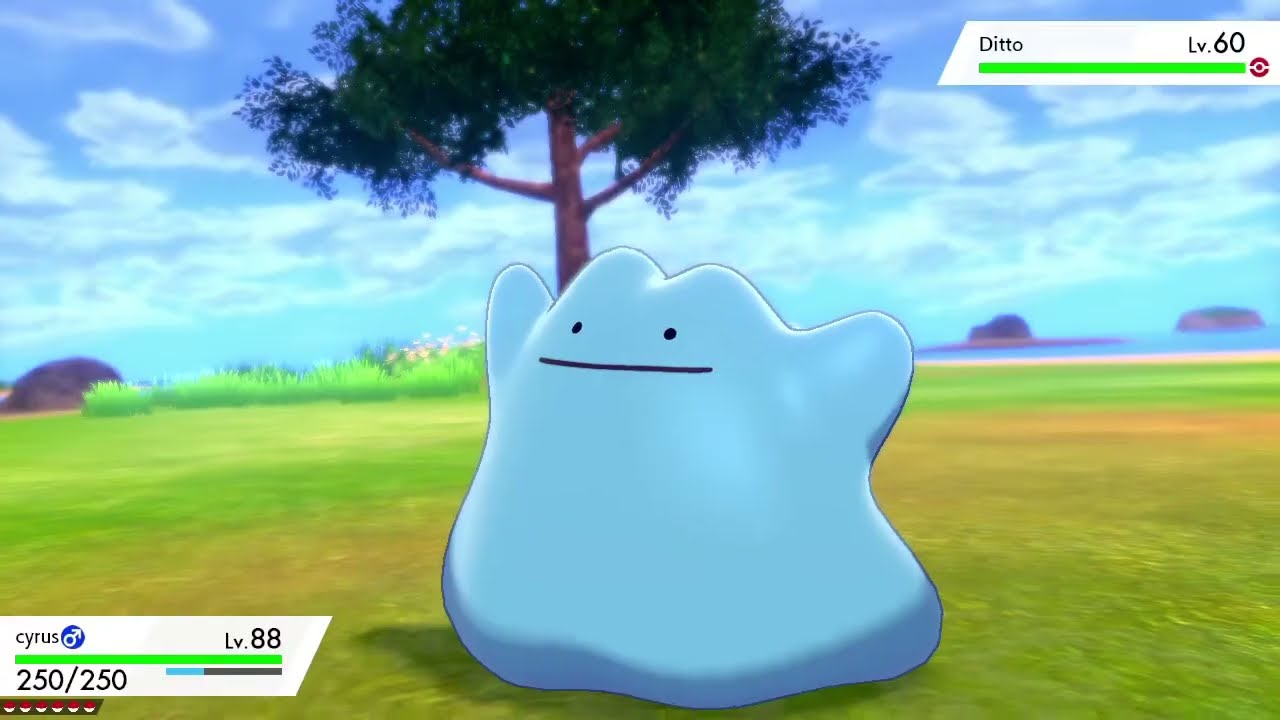 ditto 199 ; isle of armor shiny hunt in shield [ POKÉMON ]