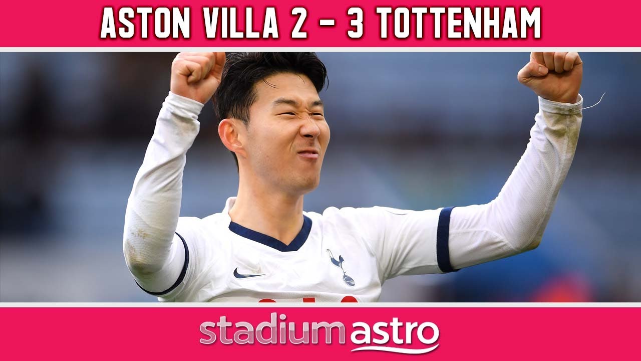 Aston Villa 2 - 3 Tottenham | EPL Highlights | Astro Supersport | - YouTube