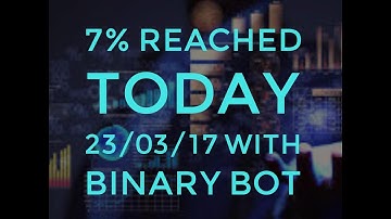 7% reached today with binary.com bOt.....