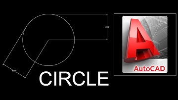 AUTOCAD TUTORIAL - How to Make Circle in Autocad Map