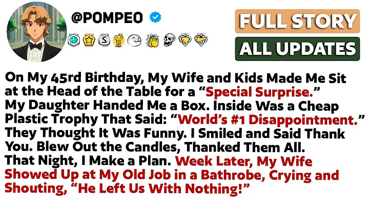 On My 45rd Birthday, My Wife and Kids Made Me Sit at the Head of the Table for a “Special Surprise..